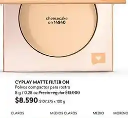 Cyzone Matte filter on oferta
