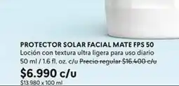 Cyzone Protector solar facial mate fps 50 oferta