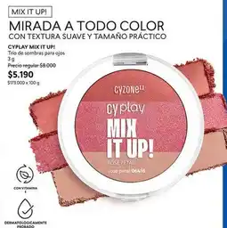 Cyzone Up - mizada a todo color oferta