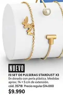 Cyzone Perla - set de pulseras stardust x3 oferta