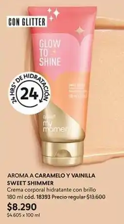 Cyzone Aroma a caramelo y vainilla sweet shimmer oferta