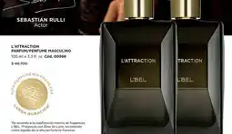 L'Bel L'attracion parfum/perfume masculino oferta