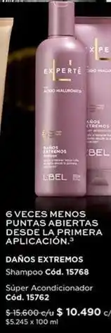 L'Bel 6 vegeces menos puntas abiertas desde la primera oferta