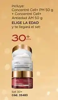 L'Bel L'oréal - concentré cell+ pm 50 g + concentré cell+ antiedad am 50 g oferta