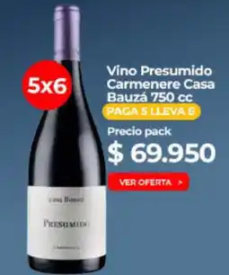 Supermercado Diez Bauzá - vino presumido carmenere oferta