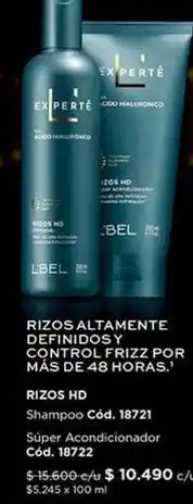 L'Bel Control - rizos altamente definidosy frizz por mas de 48 horas oferta