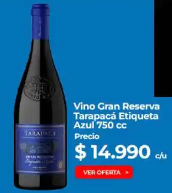 Tarapacá - vino gran reserva etiqueta azul