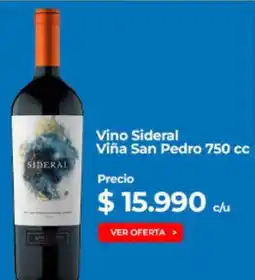 Supermercado Diez Vino sideral oferta