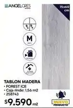 Construmart Tablon madera forest ice oferta