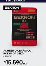 Construmart Adhesivo ceramico polvo da 25kg oferta
