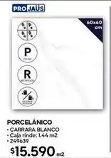 Construmart Porcelanico cargara blanco oferta