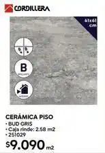 Construmart Cordillera - cerámica piso oferta