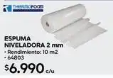 Construmart Espuma niveladora 2 mm oferta