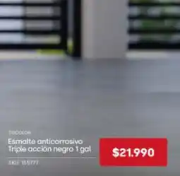 Imperial Tricolor - esmalte anticorrosivo triple accion negro 1gal oferta