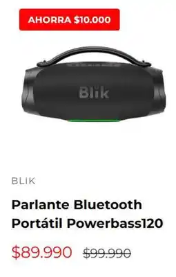Multicentro Parlante bluetooth portatil powerbass120 oferta