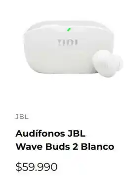 Multicentro Jbl - audifonos wave buds 2 blanco oferta