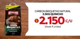 Central Mayorista Quincho - carbon briquetas natural 2.5kg oferta