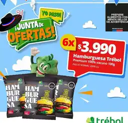Supermercado El Trébol Trebol - hamburguesa oferta
