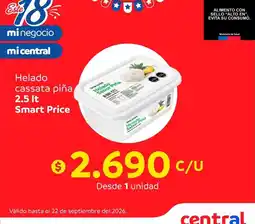 Central Mayorista Helado cassata pina oferta