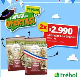 Supermercado El Trébol Lentejas los granos oferta