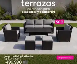 Ripley Juego de living katherine oferta