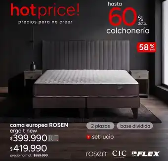 Rosen - cama europea