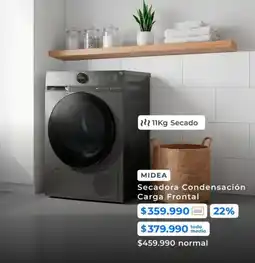 Paris Midea - secadora condensación carga frontal oferta