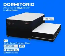 Paris Cic - diván cama premium black oferta