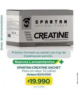 Cruz Verde Power - spartan creatine sachet oferta