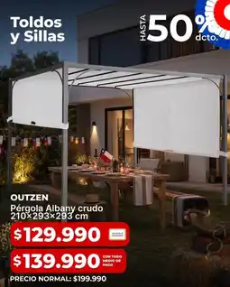 Easy Pergola albany crudo oferta
