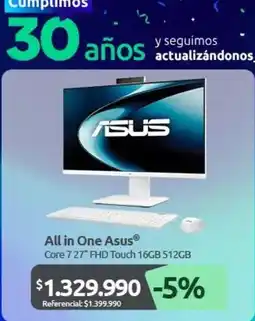 PC Factory Asus - all in one oferta