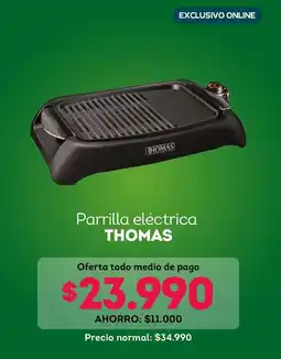 Tottus Thomas - parrilla eléctrica oferta