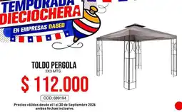 Dabed Mts - toldo pergola oferta