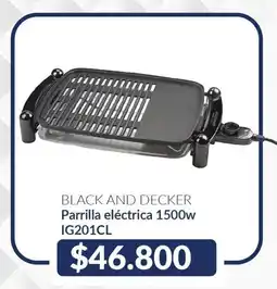 Sánchez & Sánchez Black & decker - parrilla electrica 1500w ig201cl oferta