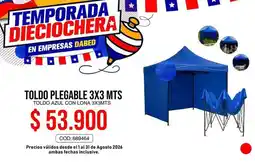 Dabed Mts - toldo plegable 3x3 mts oferta