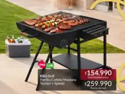 Constructor Sodimac Bbq grill parrilla carbon+tankbar+spiendo oferta