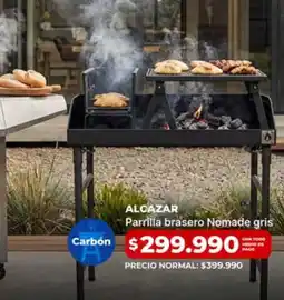 Easy Parrilla brasero nomade gris oferta