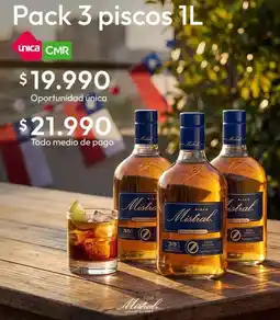 Falabella Mistral - pack 3 piscos oferta