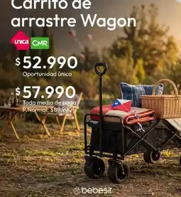 Falabella Bebesit - carrito de arrastre wagon oferta