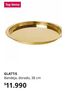 IKEA Bandeja, dorado, 38 cm oferta