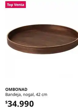 IKEA Ombonad bandeja, nogal, 42 cm oferta