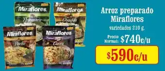 Unimarc Arroz Preparado Miraflores 210g oferta