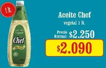 Aceite Chef Vegetal 1L