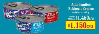 Atún Lomitos Robinson Crusoe 160g