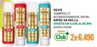 Cruz Verde Revie Shampoo o Acondicionador 2x350ml oferta