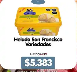 Supermercado Único San francisco - helado oferta