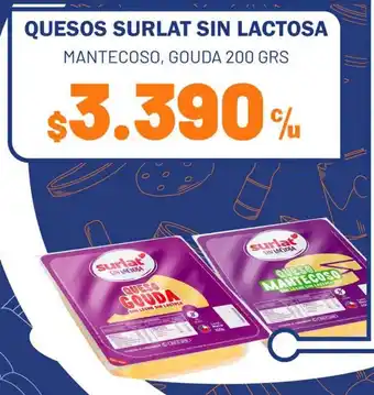 Quesos Surlat sin lactosa