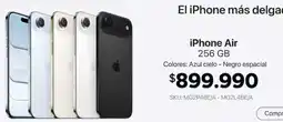 MacOnline Iphone air 256gb oferta
