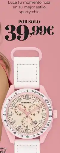 Cristian Lay 120 - luce tu momento rosa en su mejor estilo sporty chic oferta