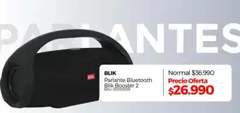 Parlante bluetooth bwk booster 2